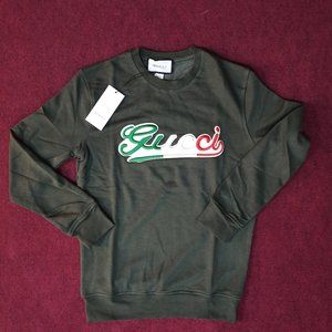 Gucci Khaki Large Sweatshirt , Men's , NWT
